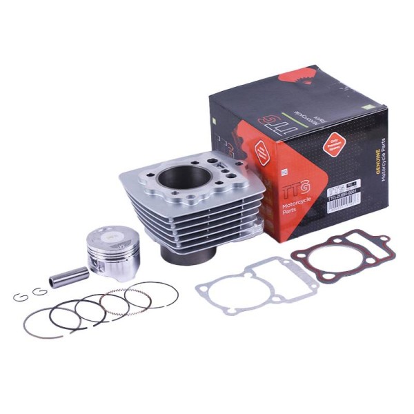 Поршневая (ЦПГ) TTG 63 мм для бензинового двигателя 200CC на трактор ZUBR, к-т: 11 единиц Поршневая (ЦПГ) TTG 63 мм для бензинового двигателя 200CC на трактор ZUBR, к-т: 11 единиц