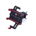 Suport telefon HFCM-23 TATA (suport pe volan), aluminiu, rosu