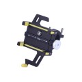 Suport telefon HFCM-24 TATA (suport pe volan), aluminiu, galben