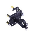 Suport telefon HFCM-24 TATA (suport pe volan), aluminiu, galben