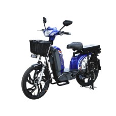 Bicicleta electrica TTG Modern EB-002 800W, Albastra
