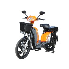 Bicicleta electrica TTG Modern EB-003 800W, Portocaliu