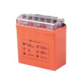 Аккумулятор гелевый OUTDO 5АH-YTX12N5-3B на мопед Active, оранжевый, 119*60*129 мм, С ДИСПЛЕЕМ