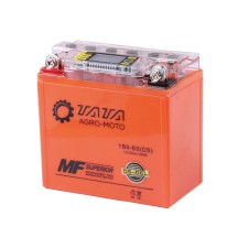 Аккумулятор гелевый OUTDO YB9-BS 9АH, 137*76*134 мм, оранжевый, С ДИСПЛЕЕМ