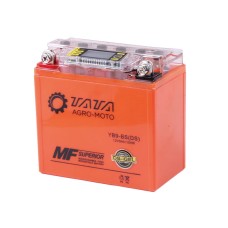 Аккумулятор гелевый OUTDO YB9-BS 9АH, 137*76*134 мм, оранжевый, С ДИСПЛЕЕМ