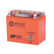 Аккумулятор гелевый OUTDO YTX12-BS 12(10)АH, 150*87*130 мм, оранжевый, С ДИСПЛЕЕМ