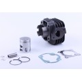 Piston (CPG) 44 mm, sub 12 degete, set: 9 unități - 60CC - Steluri
