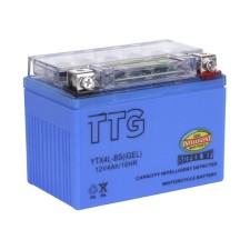 Baterie cu gel TTG YTX4L-BS 4AH, 113x70x85 mm, albastră, cu indicator