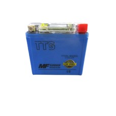 Аккумулятор гелевый YTX5L-BS 5АH 113x70x106 мм синий, С ДИСПЛЕЕМ TTG - OUTDO