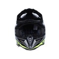 Шлем для мотоцикла, скутера MD-902 VIRTUE (черный с желтым, size L)