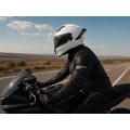 Cască integrală 800 TTG pentru motocicletă și scuter (gri deschis lucios, mărimea L)
