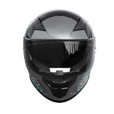 Шлем 800 серый с графикой size M - TTG