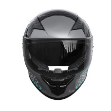 Шлем 800 серый с графикой size M - TTG