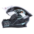 Шлем для мотоцикла, скутера 800 Racing 269 TTG интеграл (черный с графикой матовый, size L)
