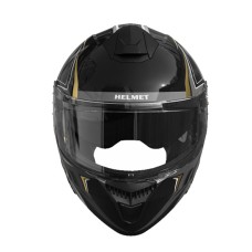 Шлем 909-А черный с жёлтым size L (трансформер)  - TTG