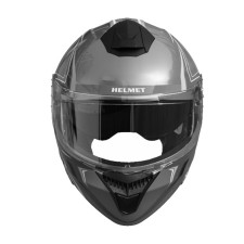 Cască 909-A gri și alb mărimea M (transformer) - TTG