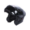 Шлем для мотоцикла, скутера 909 TTG трансформер (черный глянцевый, size M)
