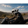 Шлем для мотоцикла, скутера 905 TTG интеграл (белый глянцевый, size L)