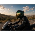 Cască integrală 905 Chameleon TTG pentru motocicletă și scuter (verde, mărimea M)