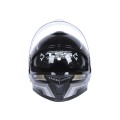 Шлем для мотоцикла, скутера 902 Functional TTG интеграл (черный с жёлтой графикой, One Size 54-61 см)