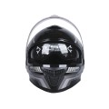 Шлем 902 черный с белой графикой - TTG