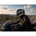 Шлем для мотоцикла, скутера 902 Functional TTG интеграл (черный с белой графикой, One Size 54-61 см)
