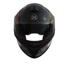 Шлем 902 черный с оранжевым - TTG