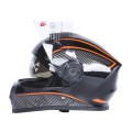 Шлем для мотоцикла TTG 902 Hunter (черный с оранжевым, One size)