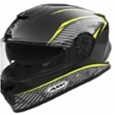 Шлем 902 черный с зелёным - TTG