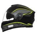 Шлем 902 черный с зелёным - TTG