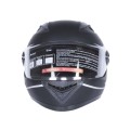 Шлем для мотоцикла, скутера 557 Thorn Black TTG интеграл (черный с серым, One Size 54-61 см)
