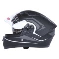 Шлем для мотоцикла, скутера 557 Thorn Black TTG интеграл (черный с серым, One Size 54-61 см)