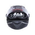 Шлем для мотоцикла, скутера 557 Thorn Black TTG интеграл (черный с серым, One Size 54-61 см)