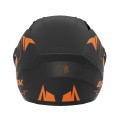 Шлем 557 черный с оранжевым - TTG