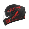 Шлем 557 черный с красным - TTG