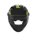 Шлем 557 черный с зелёным - TTG