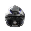 Шлем 900 серый с синим size L (трансформер) - TTG