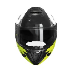 Cască 900 neagră cu grafică galbenă mărimea M (transformer) - TTG