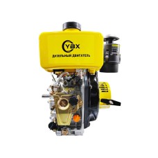 Motor 173DE - diesel (cheie cu diametrul de 20 mm) (5 CP) cu demaror electric YBX