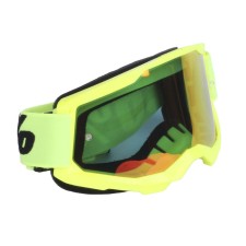 Ochelari de motocicletă 308-8 galbeni cu lentilă neagră (roșie) VIRTUE