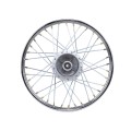 Диск передний Janta TT AGRO MOTO R17x1,2 на мопед Дельта, спицованный, барабанный тормоз
