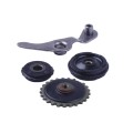 Întinzător de lanț TATA pentru moped Delta/Alpha, set: 3 role, culbutor