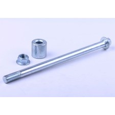 Axa roții din spate inclusă în kitul TATA pentru mopedul Delta/Alpha