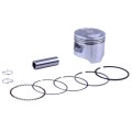 Kit piston 47.00 mm STD TATA pentru moped Delta/Alpha cu motor pe benzina 72CC, 9 unitati