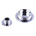 Dop capac stânga TATA pentru moped Delta/Alpha cromat, set: 2 buc.