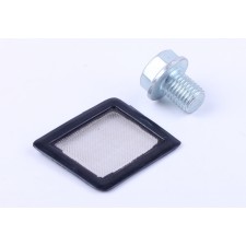 Buşon de scurgere ulei + plasă - Delta/Alpha