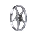 Disc spate Janta 17x1.4 TT AGRO MOTO argintiu turnat (frână cu tambur) 3kg pentru moped Delta/Alpha