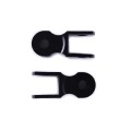 Extensie amortizor spate, set de 2: 45 mm, negru - AM