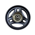 Диск задний TT AGRO MOTO 10x2,15 на скутер Let's, стальной, барабанный тормоз