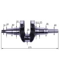 Diametru cheie goală arbore cotit 20 mm - 178F